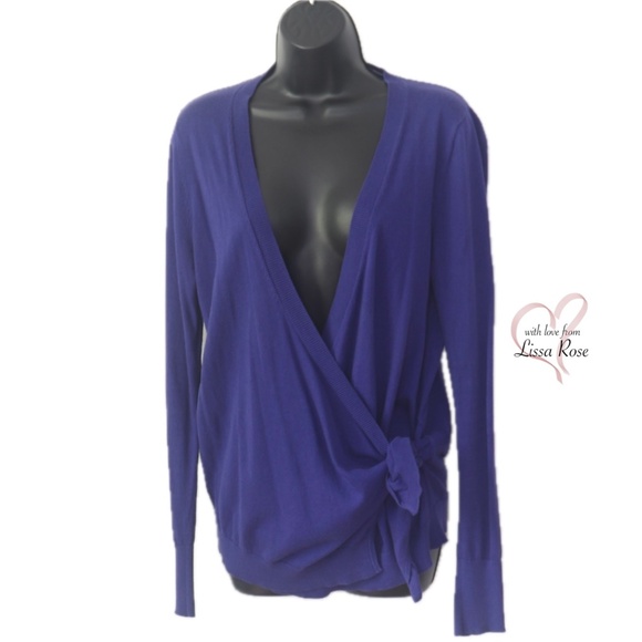 Wrap Sweater with Side Tie (Ann Taylor) - Picture 1 of 5